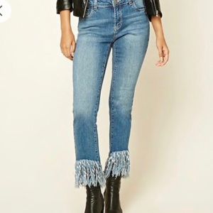 Fringe jeans